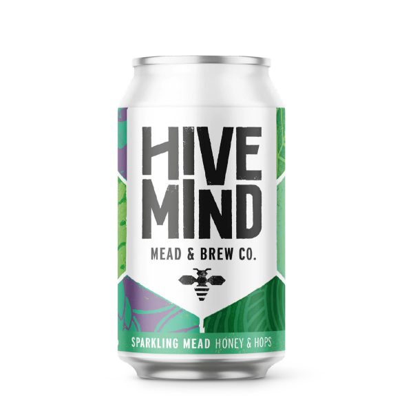 Hive Mind Honey & Hops Sparkling Mead (330ml) 1