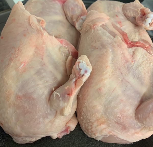 Chicken breast on the bone x 4 (1.2kg) 1